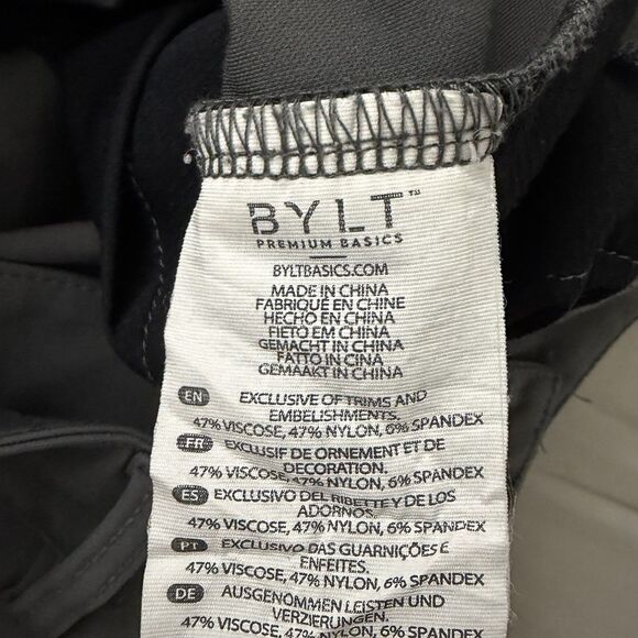 BYLT Premium Basics Shorts Mens 32 Gray 4-Way Stretch Performance Casual Golf - Picture 3 of 10